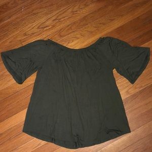 Off the shoulder shirt
